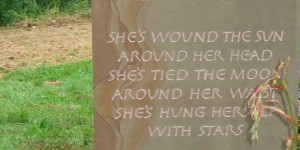 The wording on a gravestone will read something like: