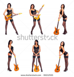 Guitar Strings Stock Photos...