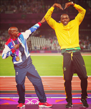 olympics Athletics Usain Bolt london 2012 mo farah Mohamed Farah