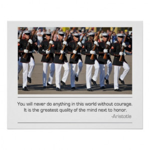 Marine Corps Quotes About Courage And courage quote posters