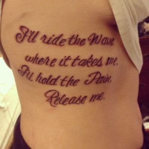 Release me lyrics. Pearl jam tattoo: Tattoo Ideas, Pearl Jam Tattoos