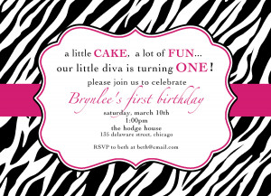 1st birthday invitation quotes for girls