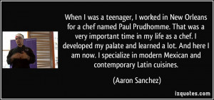 More Aaron Sanchez Quotes