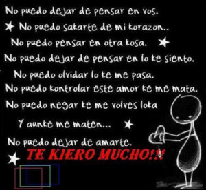 ... te vuelvo a recrdar cada vez que de jo de pensarte te quiero amar