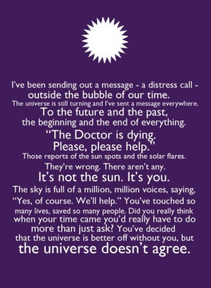 Doctor who - river song quote 