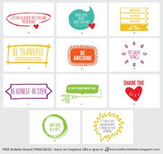 Free Be Awesome! Printables from LostBumblebee More