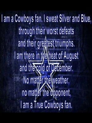 Dallas Cowboys Poems Quotes