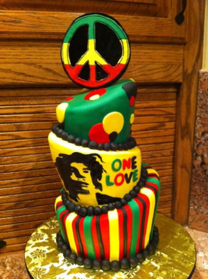 Bob Marley inspired cakes