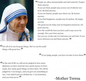 ... could live out all her quotes all the time every minute of every day