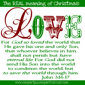 Ready? The REAL meaning of Christmas is found right here:
