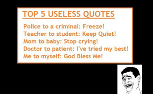 Useless Quotes