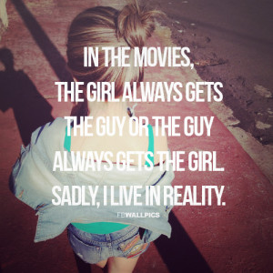 In The Movies Girly Relationship Quote Picture
