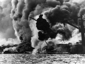 USS Arizona sinks in Pearl Harbor (Photo: AP/file)