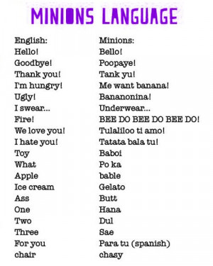 Minion language