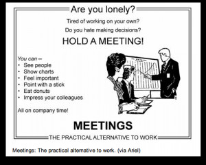 funny quotes about work meetings