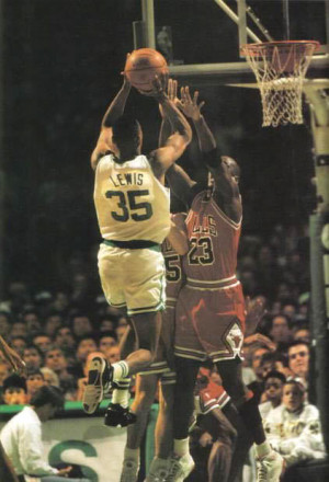 Michael Jordan VS Reggie Lewis Picture
