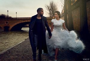 Kim Kardashian, Kanye West & North West - Vogue America - March 2014 ...