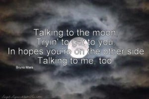 Bruno Mars - Talking to the moon