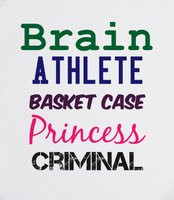 Brain Athlete Basket Case Princess Criminal Short Sleeve T Shirt