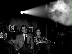 ... at home. The play with light/dark is especially clever in Sunset Blvd