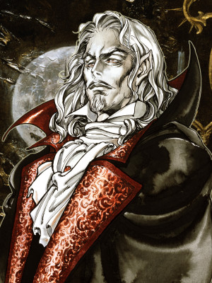 Dracula artwork from Symphony of the Night .