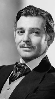 Clark Gable as Rhett Butler in Gone With The Wind. You will hear his ...