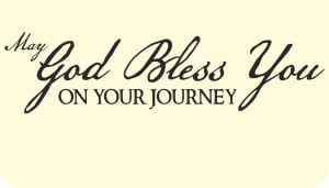 May-God-bless-you-on-your-Journey-Quote-Sayings-Vinyl-Sticker-Decal ...