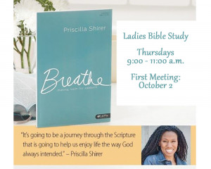 New Ladies Bible Study Starts October 2!