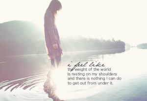 There's nothing i can do to escape people's