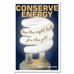Energy Conservation Sign, Save Energy Sign, Energy Waste Sign, Energy ...