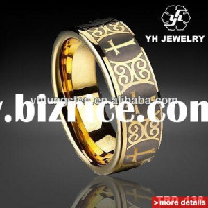 nautical wedding rings tungsten ring with cross,quotes wedding rings ...