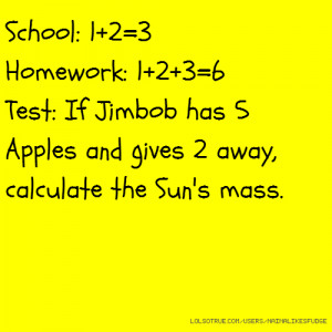 Related Pictures maths quote test quotes school funny comic hilarious ...