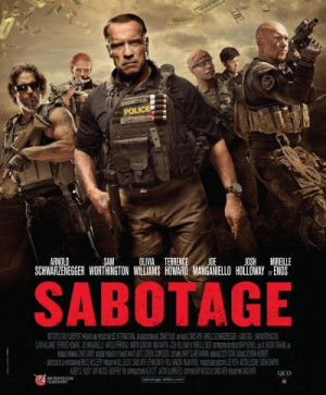 not just Arnold Schwarzenegger wielding the firepower in Sabotage ...