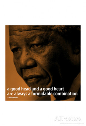 Nelson Mandela Quote iNspire 2 Motivational Poster Poster