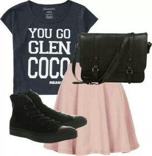 Mean girls quote top:} Minus the shoes... some back heels would be ...