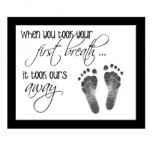 Baby Footprint Art