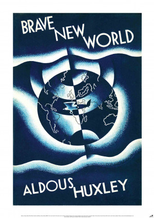 ... Marketplace / Brave New World Aldous Huxley Book Print by I Love Retro