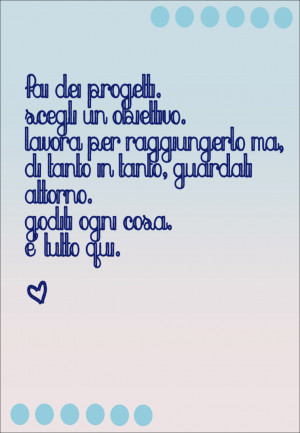 Italian Quote About Life