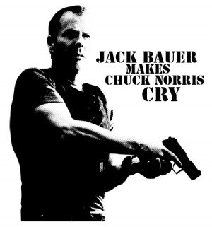 Jack Bauer Makes Chuck Norris Cry - 24 Photo