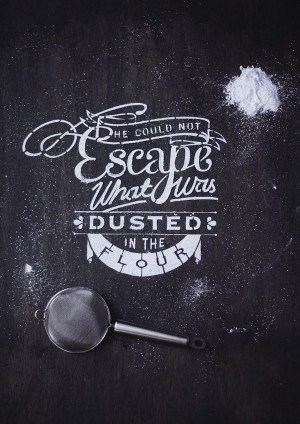 Handmade Food Typography’ Recipe Book, Tells Of A Chef Who Falls In ...