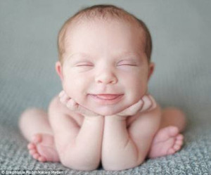 Newborn Pictures - Baby Smile - Baby Smiles