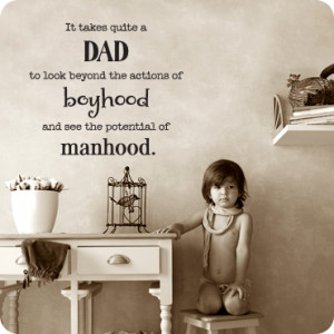 Or what are his interests? Is the garage his domain? Is he the ...