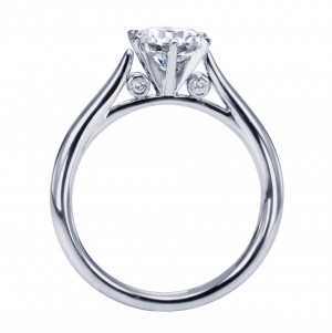 solitaire cathedral engagement mounting