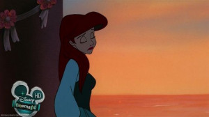 Ariel sees Prince Eric going to his wedding.