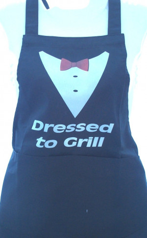 ... dressed to grill funny spy apron dressed to grill funny spy apron this