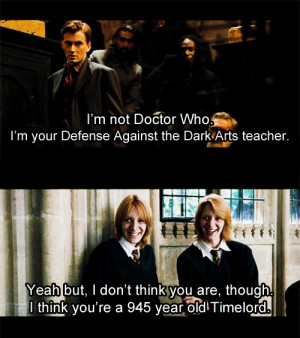 Harry Potter, Catherine Tate Show, and Doctor Who splice? I think yes.