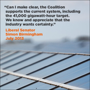 Quotes on the Renewable Energy Target (RET)