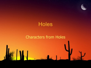 Holes Characters