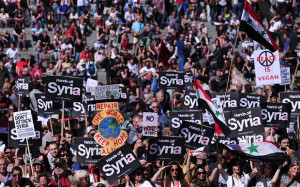 Syria crisis: Anti-war protesters claim public opinion victory