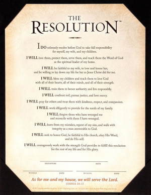 Courageous, The Resolution